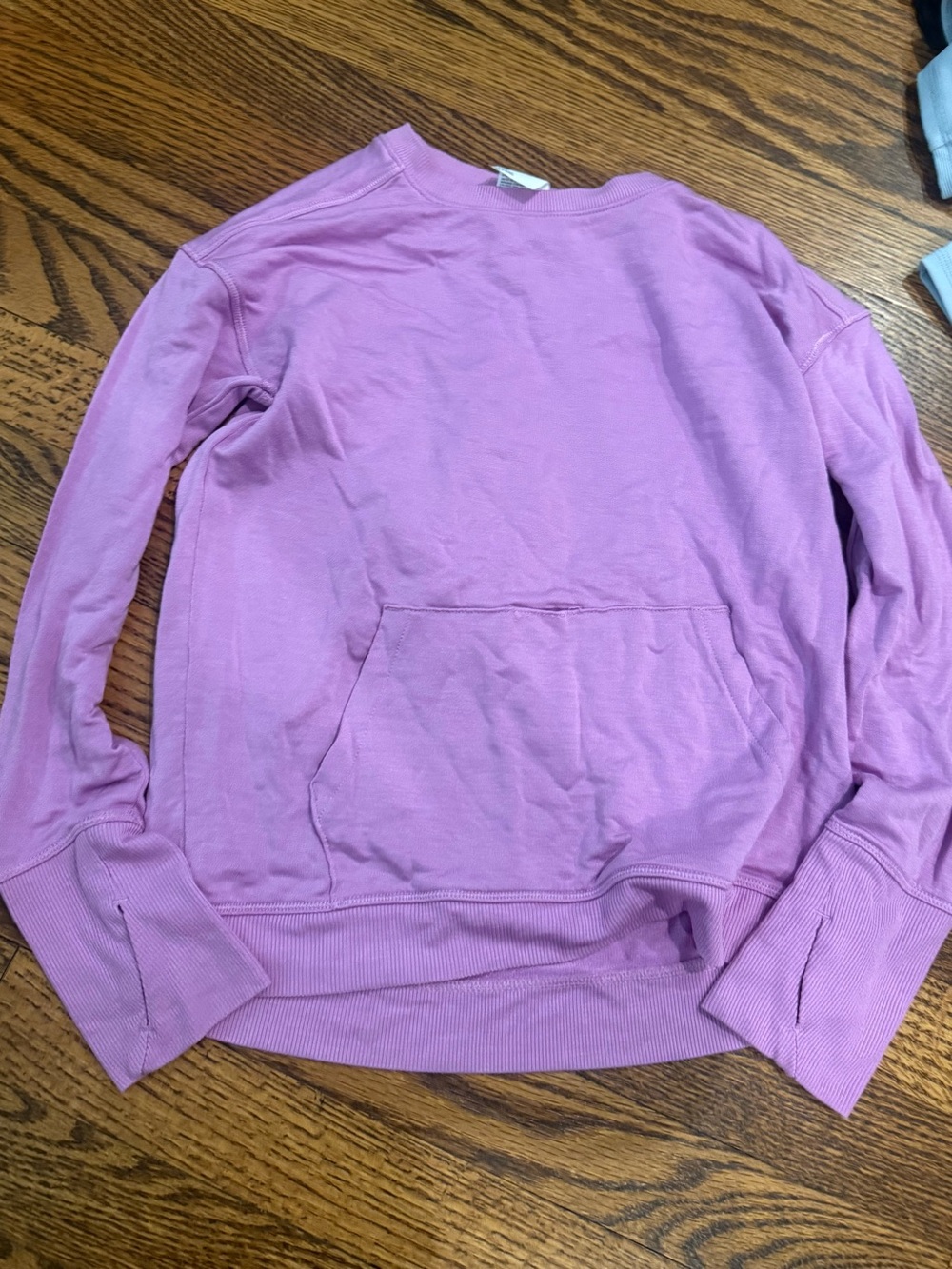 all in motion Lavender Crewneck Pullover with Kangaroo Pocket